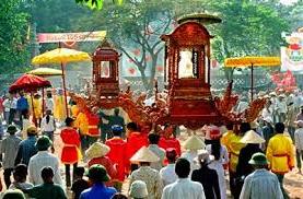 Lễ hội Đền Đậu tại Bắc Ninh