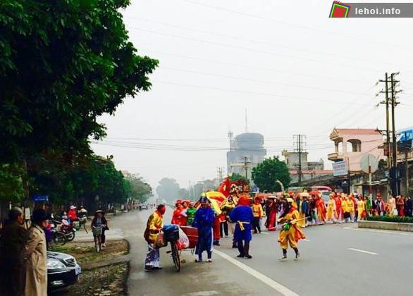Đặc sắc lễ hội đình Voi đá ngựa đá tại Ninh Bình