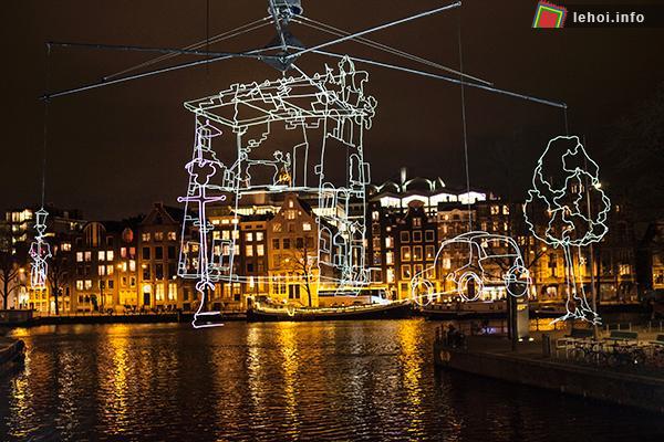 Lễ hội Ánh sáng tại thành phố Amsterdam
