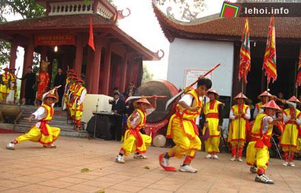 Tái hiện cảnh luyện tập của nghĩa quân Hoàng Công Chất