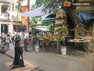 Một nghi thức trong lễ cúng âm hồn