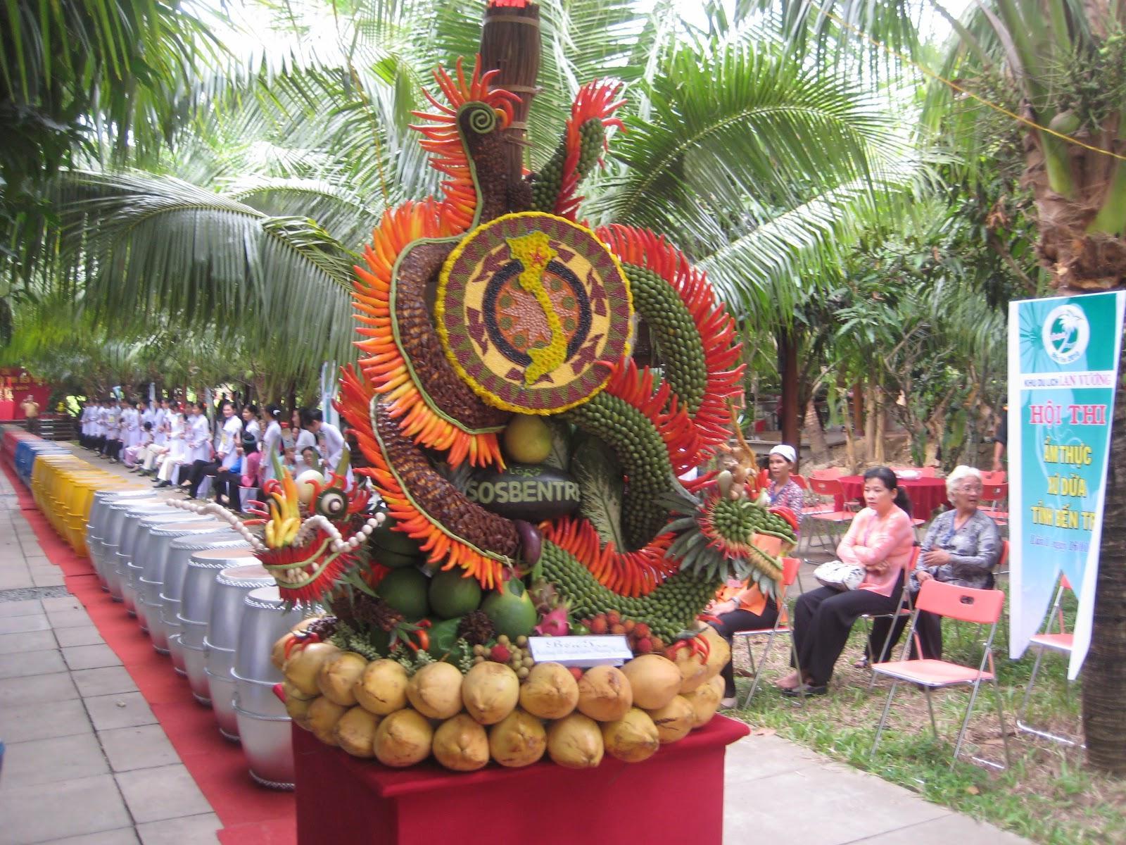 Con đường dừa Bến Tre 2015