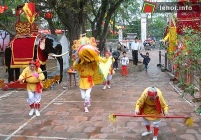 Một tiết mục biểu diễn thể hiện tinh thần thượng võ