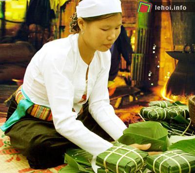 Ngày nay bà con Mường Rậm còn làm bánh chưng để cúng trong lễ cơm Đe