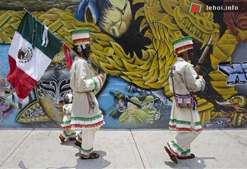 Một hình ảnh trong lễ hội Cinco de Mayo