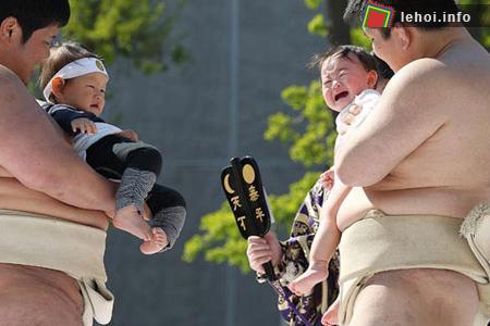 Nhật Bản: Vui nhộn với lễ hội Sumo dọa trẻ con ảnh 3