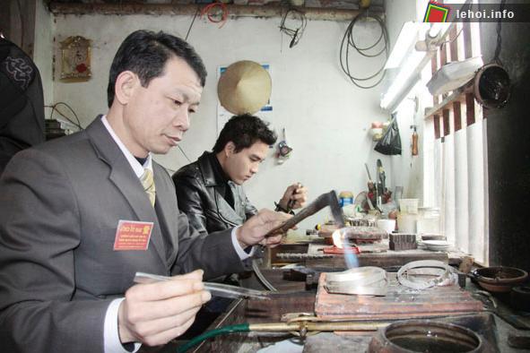 Làng nghề Châu Khê hiện nay vần giữ và phát huy tốt nghề của cha ông