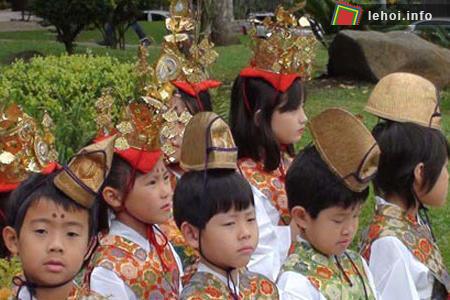 Linh thiêng nghi lễ tắm Phật trà xanh Nhật Bản ảnh 9