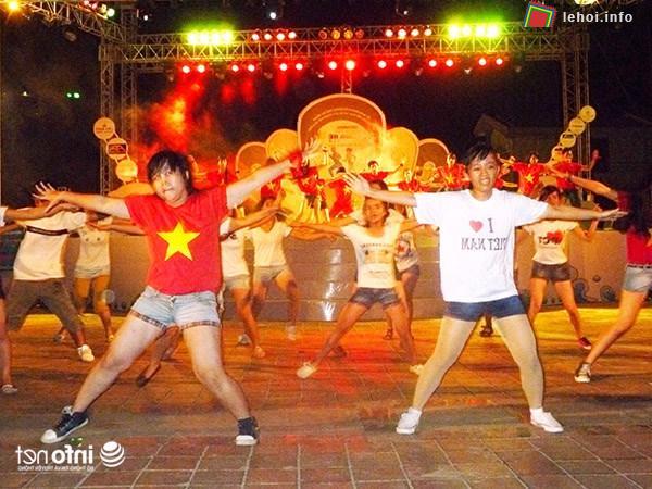 Một tiết mục biểu diễn trong đêm khai mạc