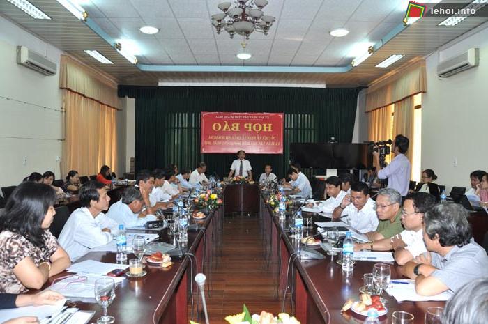 Ban tổ chức đã cung cấp thông tin về công tác chuẩn bị tổ chức Lễ khao lề thế lính Hoàng Sa 2013.
