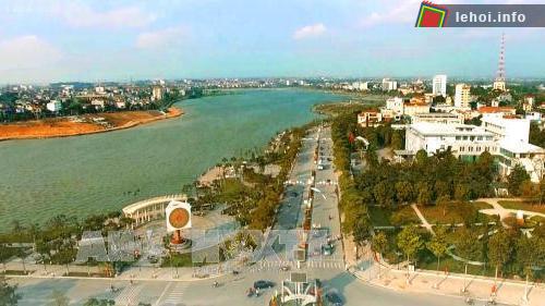 TP Việt Trì nhìn từ trên cao