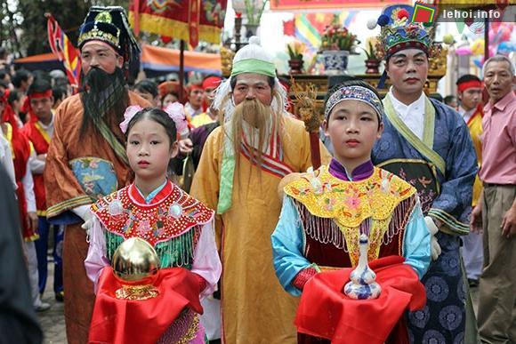 Bộ Tam Đa trong Lễ hội Thổ Hà
