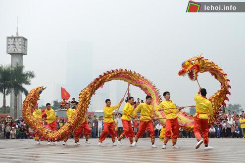 Lễ hội múa rồng là hoạt động truyền thống của Hà Nội