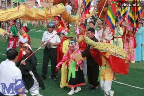 Múa rồng tại lễ hội