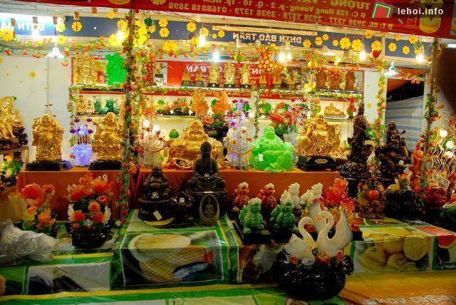 Một gian hàng trong khu vực lễ hội