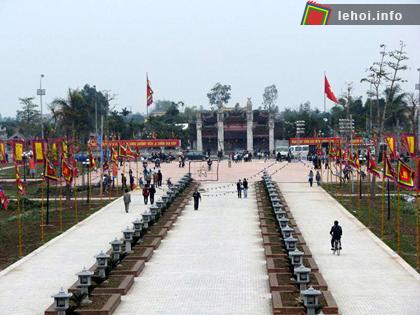 Đền Trần Thái Bình chỉ còn chờ ngày khai hội