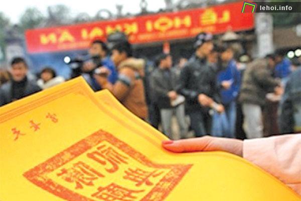Sẽ phát ấn vào sáng ngày hôm sau để tránh tình trạng chen lấn, xô đẩy trong đêm Khai ấn