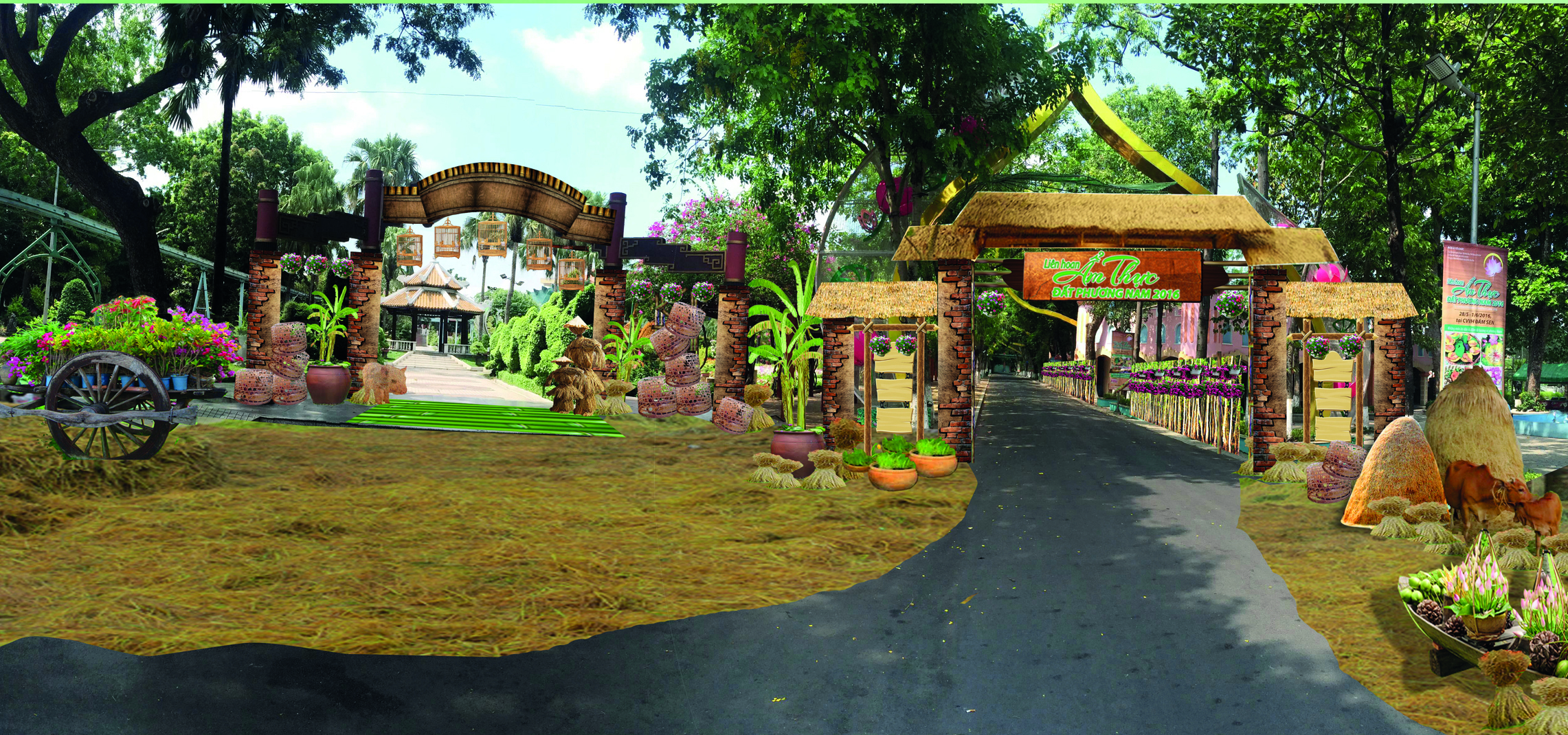 Khu vực Chợ quê phương Nam