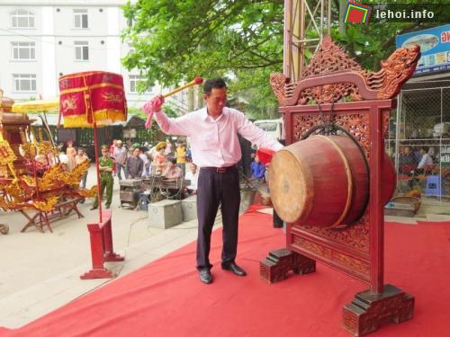 Màn đánh trống khai mạc Lễ hội Đền Độc Cước thị xã Sầm Sơn