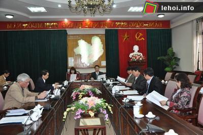 Họp thống nhất kịch bản về các hoạt động tại Liên hoan Trà Quốc tế - Thái Nguyên 2011