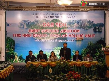 Họp báo công bố nội dung, chương trình Tuần Du lịch Hạ Long - Quảng Ninh 2011