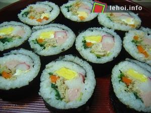 Món Kimbap của Hàn Quốc