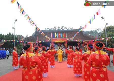 Lễ tế tại đền Ngô Tướng Công