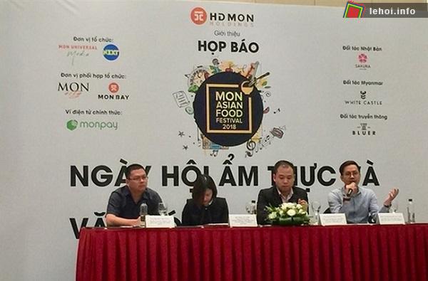 Họp báo Lễ hội Ẩm thực và Văn hóa châu Á 2018