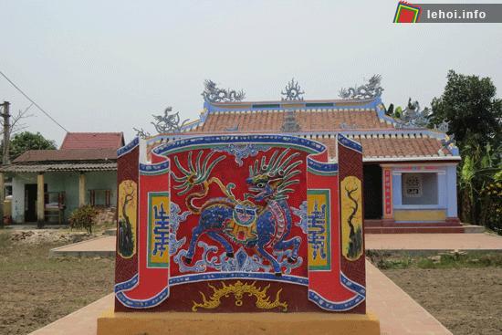 Nhà thờ ngũ xã Trà Kiệu nơi tiến hành làm lễ