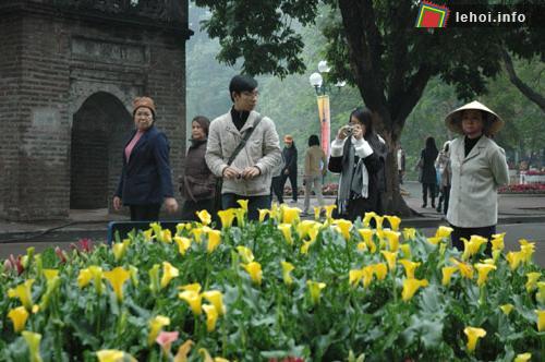 Lễ hội hoa 2010 được tổ chức tại khu vực hồ Hoàn Kiếm