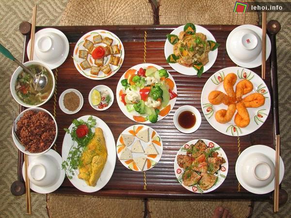 Mâm cỗ cúng trong ngày Tết Nguyên Tiêu