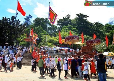 Lễ giỗ đại vương Lê Khôi tại đền Chiêu Trưng ở Hà Tĩnh