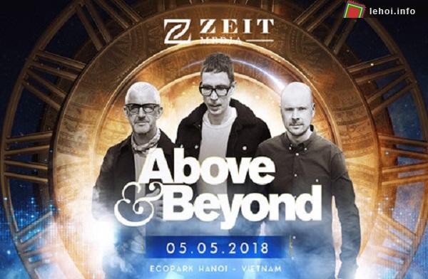 Nhóm nhạc huyền thoại Above&Beyond biểu diễn tại NEX Music Festival 2018