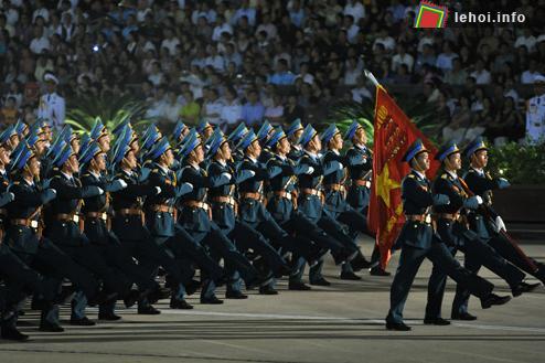 Trang nghiêm trong Lễ duyệt binh