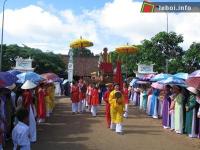 Ảnh Lễ rước thần ở đình làng tại Quảng Bình