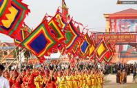 Ảnh Khai hội Tịch Điền tại Hà Nam năm 2015
