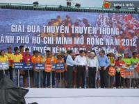 Ảnh Tổ chức đua thuyền truyền thống trong dịp tết Dương lịch tại TP Hồ Chí Minh
