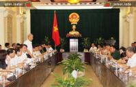 Ảnh Họp kiểm tra công tác chuẩn bị tổ chức Lễ hội Hoa phượng đỏ tại Hải Phòng