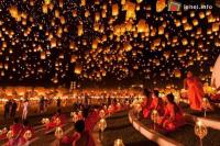Ảnh Phục dựng lại Lễ hội đèn Quảng Chiếu ở Thành cổ Hà Nội