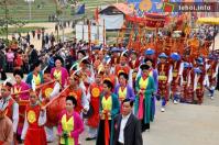 Ảnh Quảng bá di sản hát Xoan trong Lễ hội đền Hùng 2012