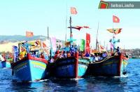 Ảnh Tưng bừng lễ hội truyền thống nghề cá đầm Hưng Lương 2011