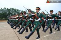 Ảnh Hà Nội tổng dượt diễu binh toàn lực lượng chuẩn bị cho Đại lễ 1000 năm Thăng Long