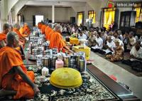Ảnh Đồng bào Khmer ở huyện Trà Ôn đón mừng lễ Sen Đônta