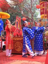 Ảnh Hội làng Hậu tại Cầu Giấy - Hà Nội