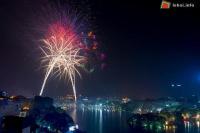 Ảnh Sau một năm dừng Hà Nội bắn pháo hoa dịp tết nguyên đán 2018