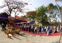 Ảnh Hội Xuân làng Thổ Tang ở Vĩnh Phúc